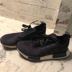 THREE pairs adidas NMDS and equipment trainers